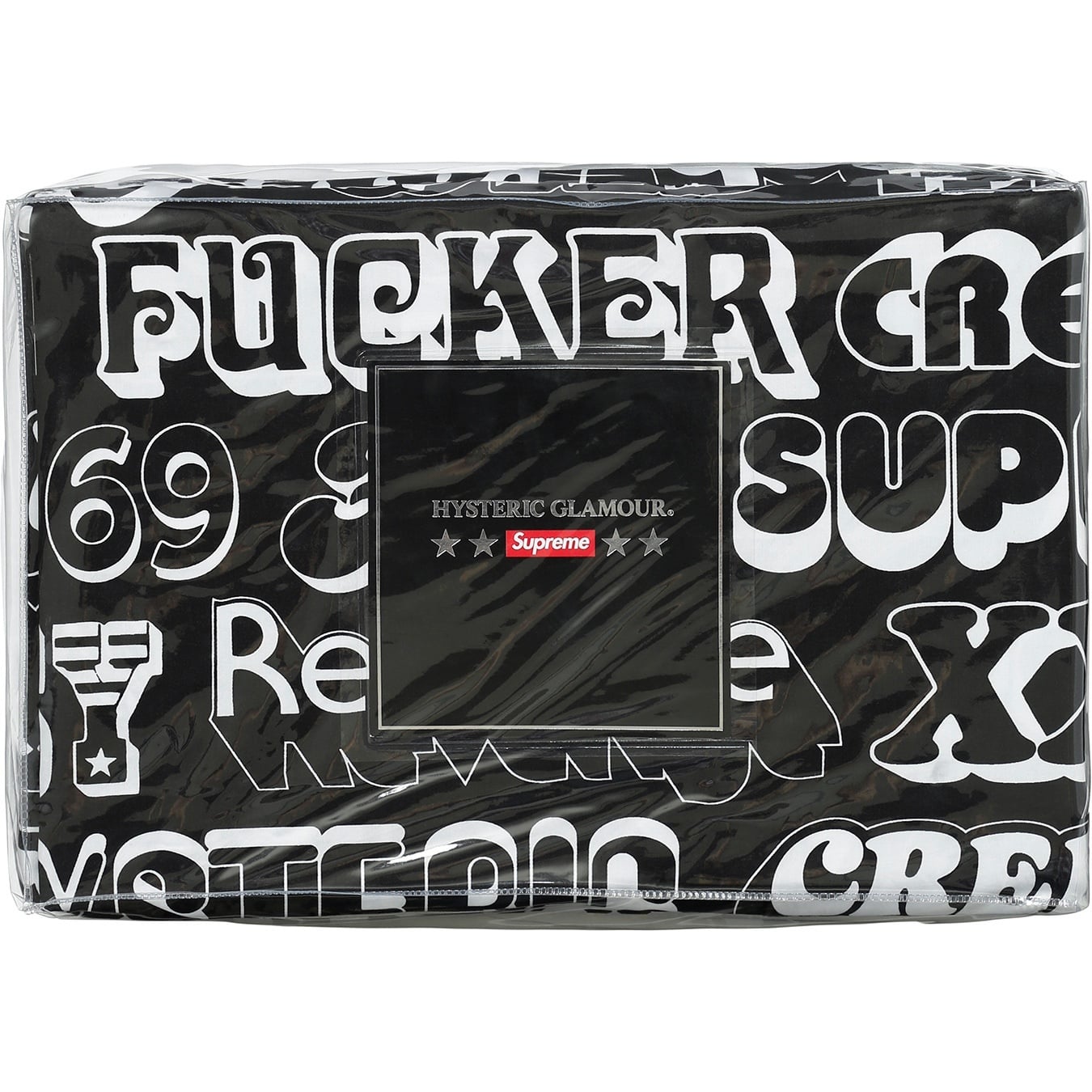 Supreme/HYSTERIC GLAMOUR Text Duvet + Pillow Set view 5